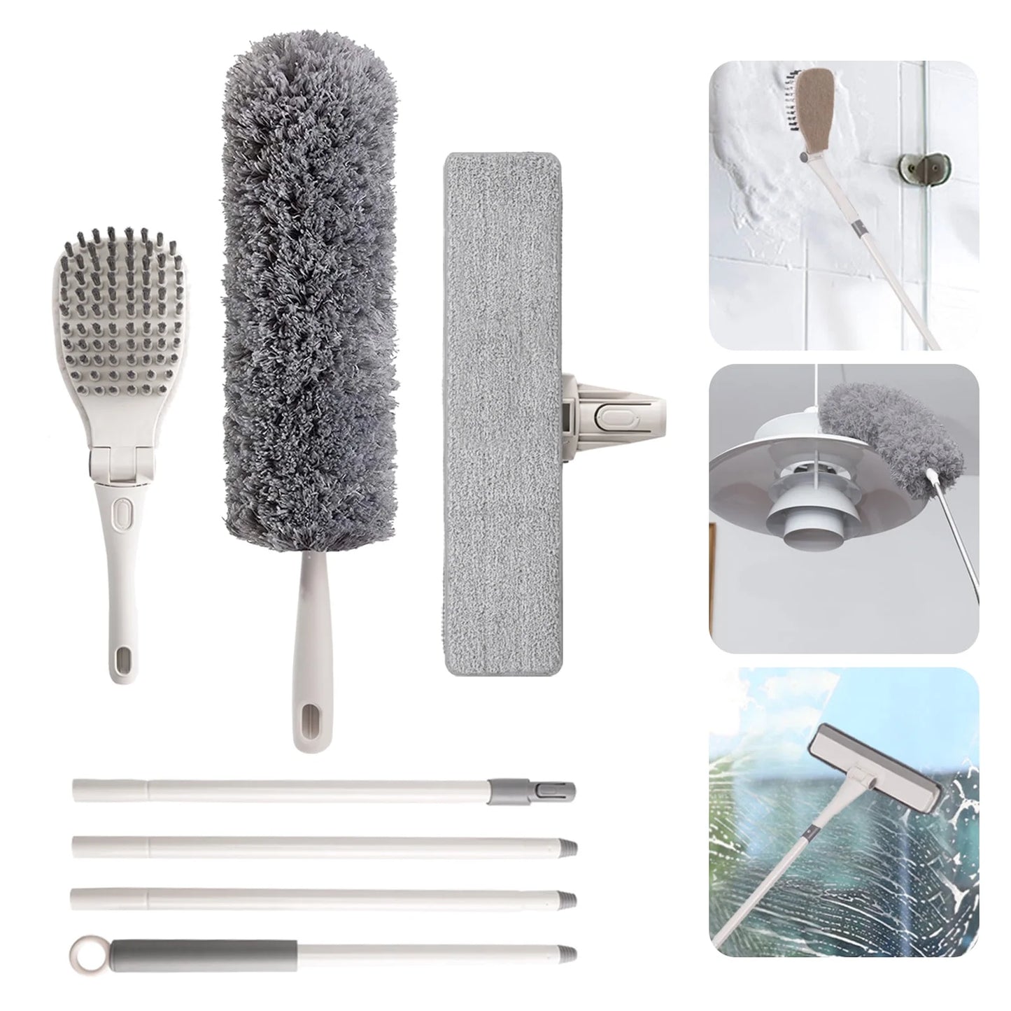 JEHONN Cleaning Duster Kit for Home, Kitchen