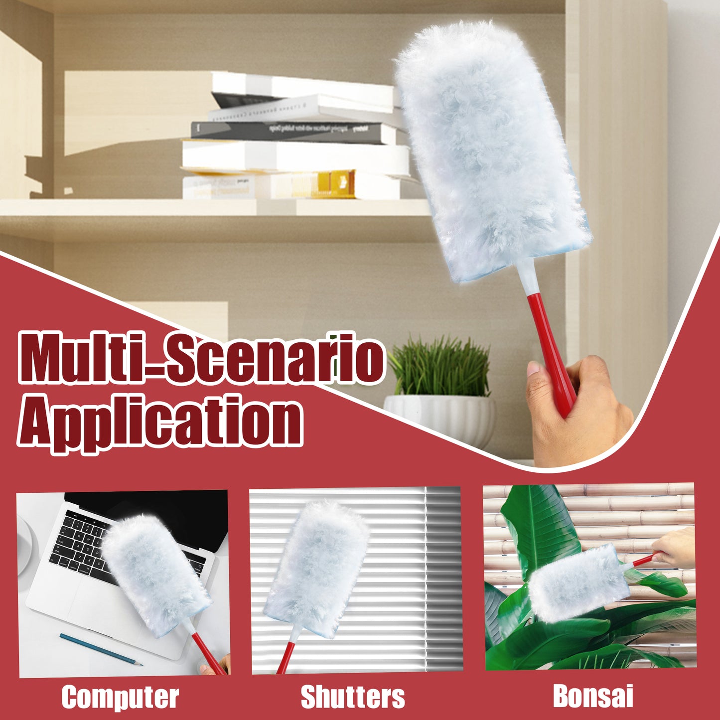 JEHONN Duster Handle Refills 30 Counts Compatible with Swiffer