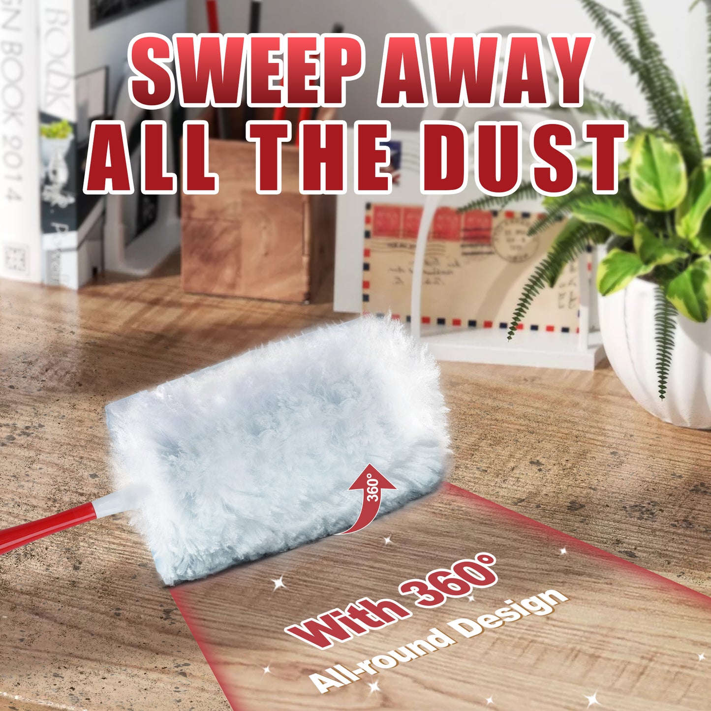 JEHONN Duster Handle Refills 30 Counts Compatible with Swiffer