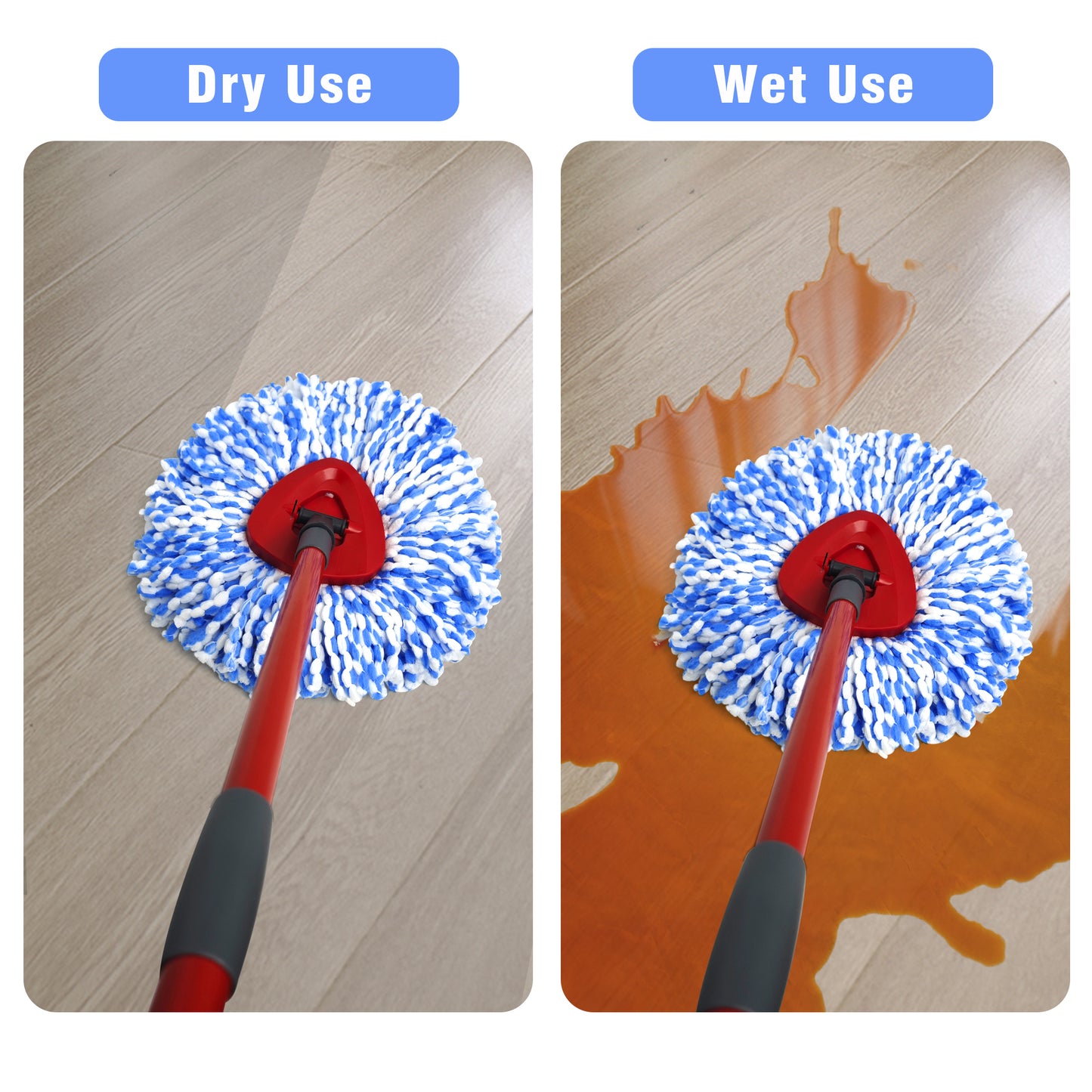 JEHONN Mop Replace Head 3 Pack for O-Cedar 2 Tank System