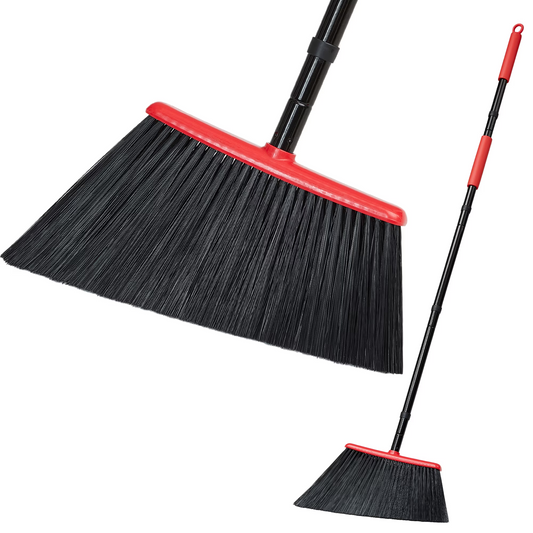 JEHONN Outdoor Broom Heavy Duty with 55 Inches Long Handle
