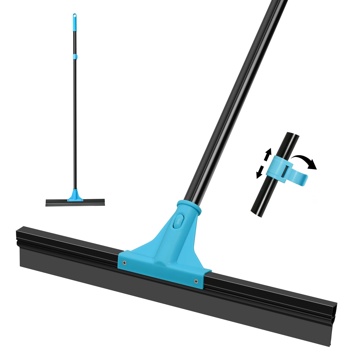 NEWE Floor Squeegee with 58.3 inches Long Handle