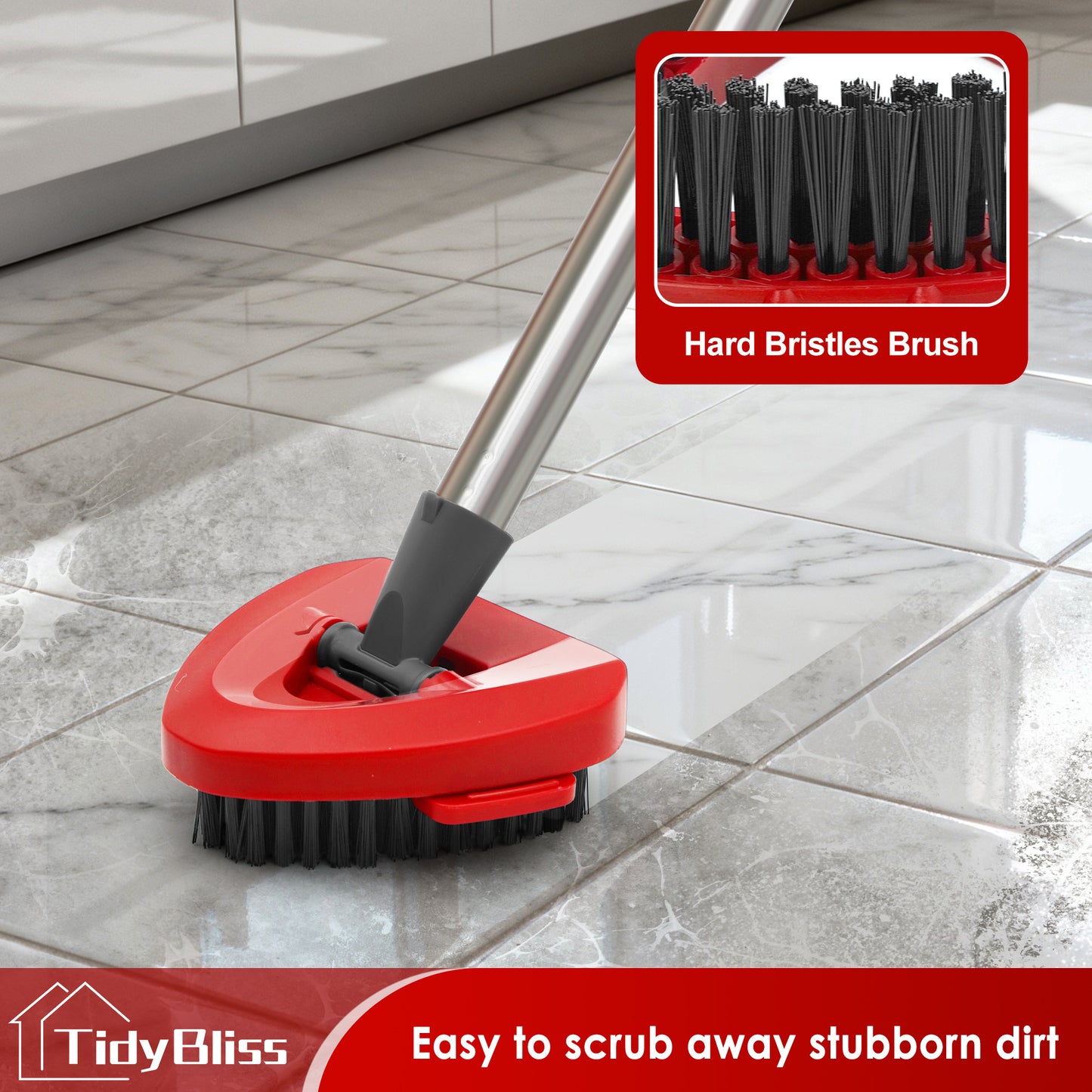 TidyBliss Scrub Brush Attachments 2 PCS for O-Cedaar RinseClean 2 Tank System