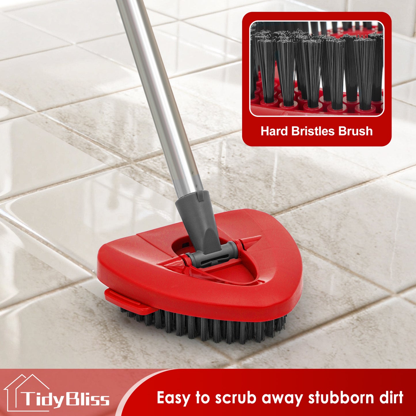 TidyBliss Scrub Brush Attachments 2 PCS for O-Cedaar EasyWring 1 Tank System