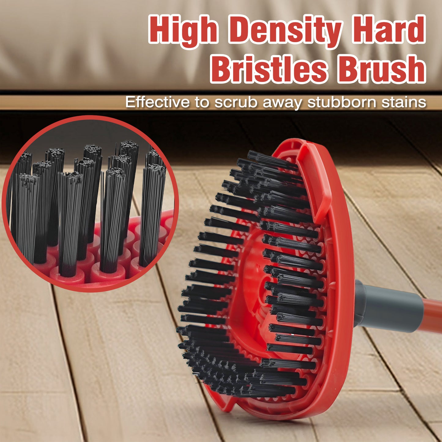 NEWE Scrubber Mop Brush Attachments Head 2 Pcs for 1 Tank System