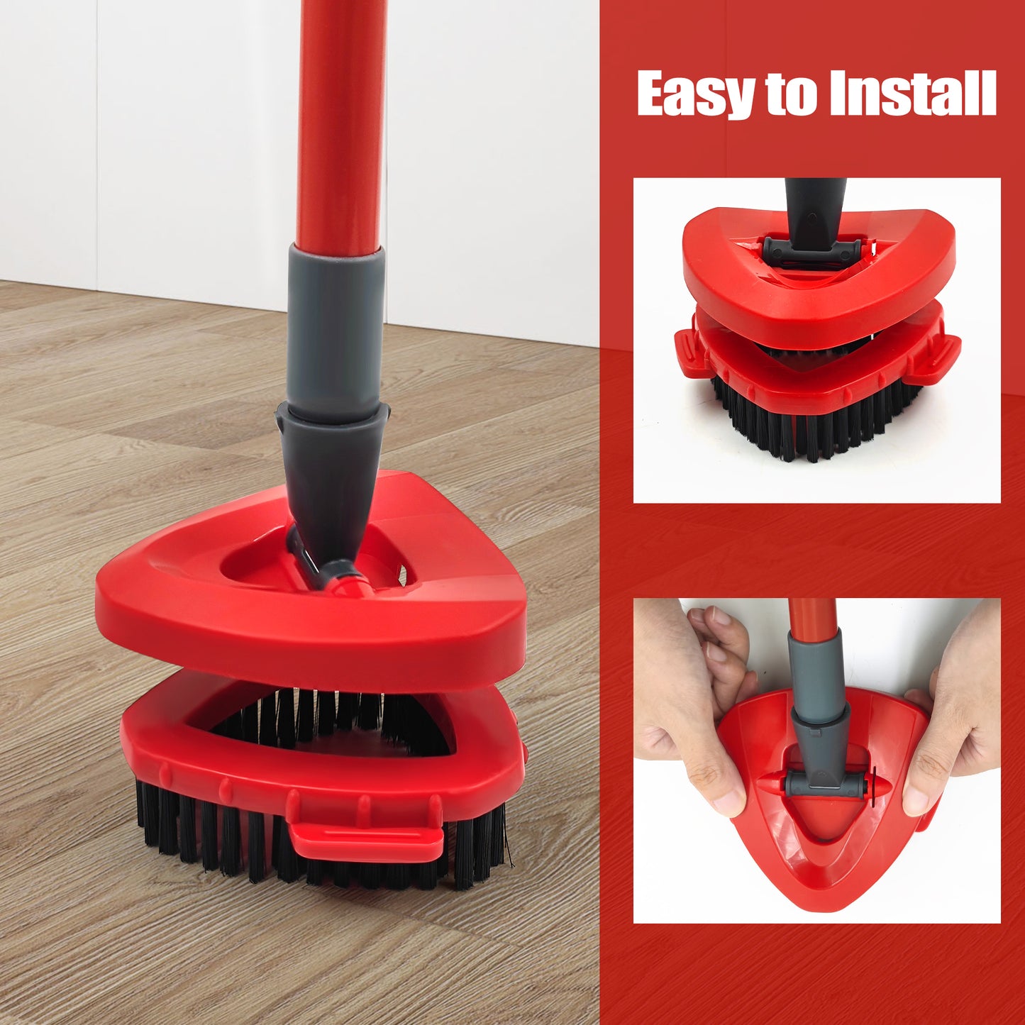 Scrub Brush Attachments 2 Pcs for O-Cedar EasyWring 2 Tank System